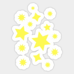 Xmas Star Pattern Sticker